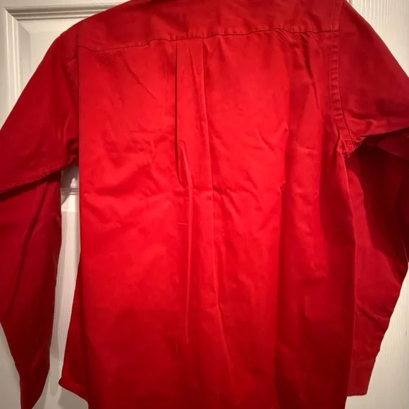 Ralph Lauren Boy’s large Red Button-Down Shirt - Picture 3 of 3